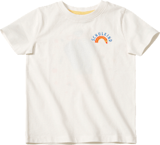 T-Shirt mit Schultüten-Rückenprint, weiß, Gr. 134 ALANA