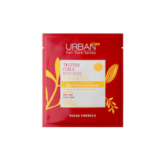 Mască pre-șamponare păr creț cu hibiscus și unt de shea URBAN Care