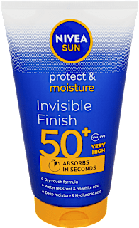 Átlátszó naptej FF50+ NIVEA SUN