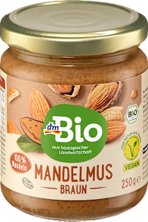 Hnedá mandľová pasta dmBio