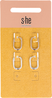 Creolen Ohrstecker gold und silber  s-he stylecollection