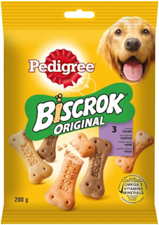 Przysmak dla psów dorosłych Biscrok, kruche ciasteczka Pedigree