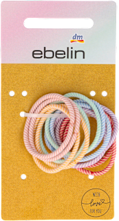 Haargummi mehrfarbig gedreht ebelin