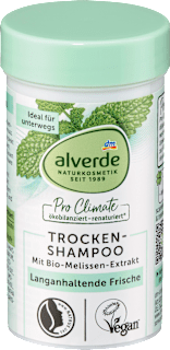 Pro Climate suchý šampon na vlasy bio meduňka alverde NATURKOSMETIK