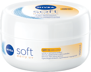 Osviežujúci denný hydratačný krém soft daily UV SPF 15 NIVEA