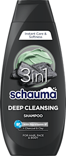 Шампоан Men 3в1 с активен въглен Schwarzkopf Schauma