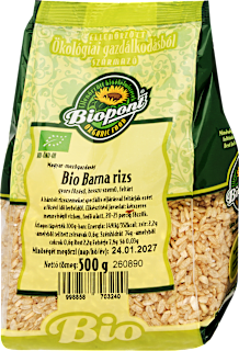 Bio gyorsfőzésű barna rizs Biopont
