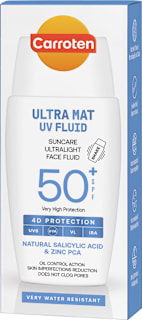 Слънцезащитен флуид за лице Ultra Mat SPF 50+ Carroten