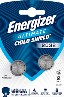 Knopfzelle CR2032 Lithium Child Shield Energizer