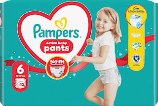 Hlačne plenice velikost 6 (13-19 kg) Pampers active baby