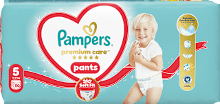 Hlačne plenice velikost 5 (11-17 kg) Pampers Premium Care