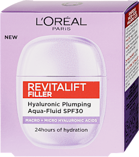 SunPod Aqua Fluid hialuronsavval és SPF 30 fényvédővel L'ORÉAL PARiS REVITALIFT
