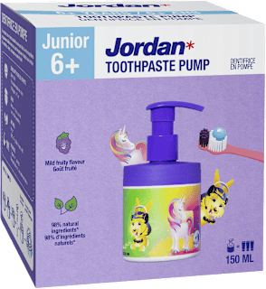 Pasta za zube s pumpicom Junior, 6+ god. Jordan