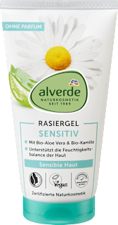 gel na holení bio aloe vera & bio heřmánek alverde NATURKOSMETIK