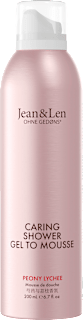 Duschschaum Caring Shower Gel to Mousse Peony Lychee Jean&Len