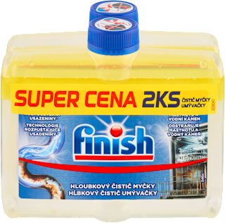 čistič myčky Lemon Sparkle 2x250 ml Finish