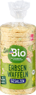 Bio puffasztott borsószelet, sózott dmBio