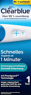 Schwangerschaftstest Schnell - ab 1 Minute Clearblue