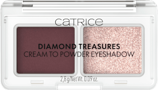 Lidschatten Diamond Treasures Cream to Powder 060 Burgundy Glitz CATRICE