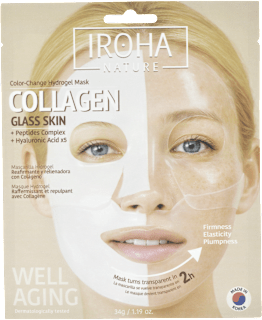 Textilná hydrogélová pleťová maska Collagen IROHA NATURE