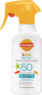 Слънцезащитно спрей-мляко kids Protect SPF50 Carroten
