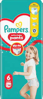 Пелени-гащички, размер 6 (13-19 kg) Pampers active baby