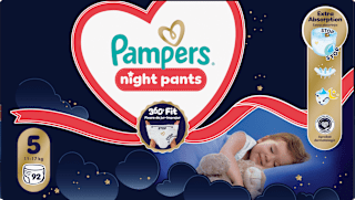 Plienkové nohavičky nočné veľ. 5 (11 - 17 kg) Pampers night pants