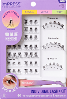 INDIVIDUA LASH KIT applicazione ciglia finte KISS
