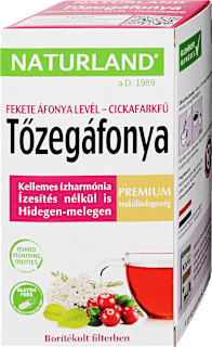 Tőzegáfonya-feketeáfonya ízű gyümölcstea, 20 filter NATURLAND