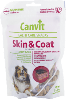 Pochúťka pre psy Skin&Coat Canvit
