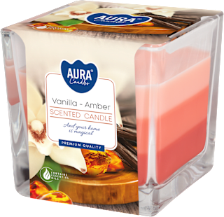 Świeca zapachowa vanilla bursztyn AURA Candles