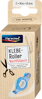 Kleberoller 2 x 14 m Nachfüllpack Paradies