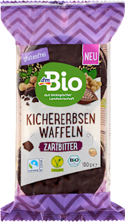 Kichererbsenwaffeln Zartbitter dmBio