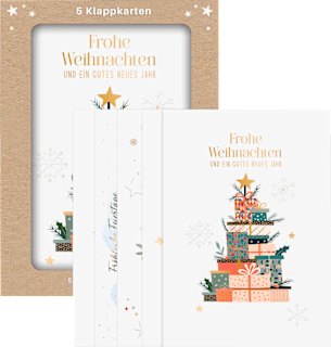 Grußkarte Pure Weihnachten, Mehrstückpackung CACTUS