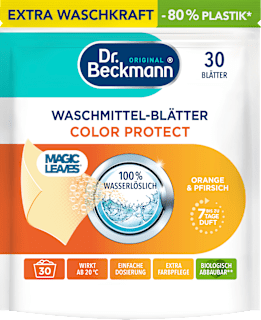 Waschmittel Blätter Colour Protect Orange & Pfirsich Dr. Beckmann