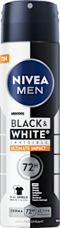 Pánsky antiperspirant v spreji Black & White Invisible Ultimate Impact NIVEA MEN