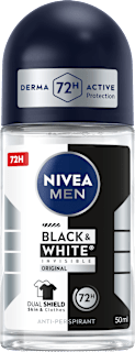 Pánsky guľôčkový antiperspirant Black & White Invisible Original NIVEA MEN