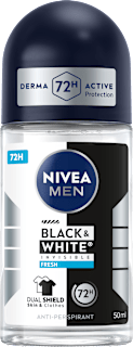 Pánsky guľôčkový antiperspirant Black & White Invisible Fresh NIVEA MEN