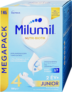 Nutri-Biotik 4 Junior tejalapú italpor 2 éves kortól Milumil