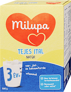 Tejes ital natúr 36 hónapos kortól Milupa