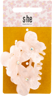 Haarklammer Acryl Blumenform s-he stylecollection