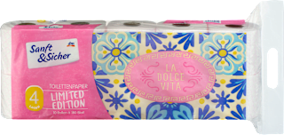 Toilettenpapier Design Edition (10x180 Blatt) Sanft&Sicher