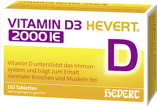 VITAMIN D3 HEVERT 2000 IE Tabletten 120 St VITAMIN D3 HEVERT