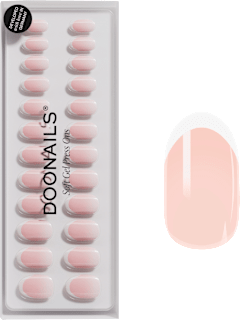 Künstliche Nägel Press Ons Medium Round Classic French Doonails