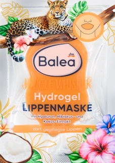 Hidrogél ajakmaszk Jungle Whisper leopárd Balea