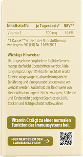 Kapseln Gepuffertes Vitamin C Lebepur