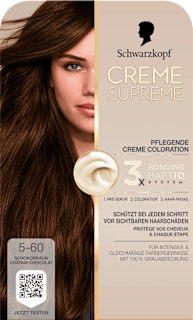 Dauerhafte Coloration Creme Supreme - Nr. 5-60 Schokobraun Schwarzkopf CREME SUPREME