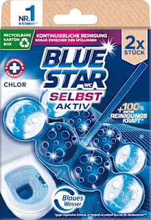 WC-Stein Selbst Aktiv Chlor BLUE STAR