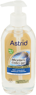 Hyaluronic Gold micelární čisticí gel Astrid