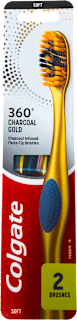 Четка за зъби 360 Charcoal Gold Colgate